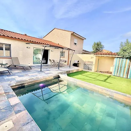 别墅 3 Ch Clim Piscine & Bbq Calme *